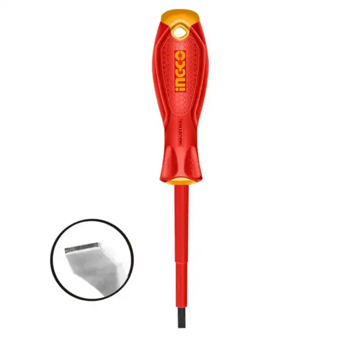 DESTORNILLADOR INDUSTRIAL AISLADO VDE PUNTA PLANA SL6,5 X 150 MM INGCO1