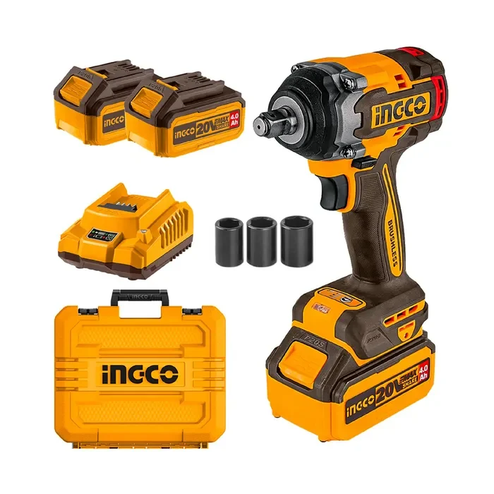 PISTOLA DE IMPACTO BL +2BAT 4AH Y CARG 1/2PULGADA 20 V/500NM INGCO OFERTA1