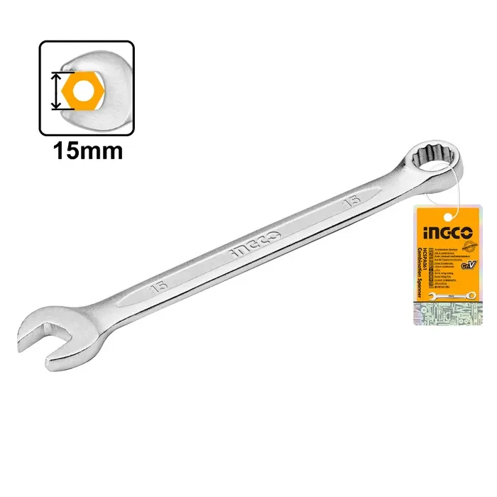 LLAVE INDUSTRIAL PUNTA CORONA 15*191MM INGCO1