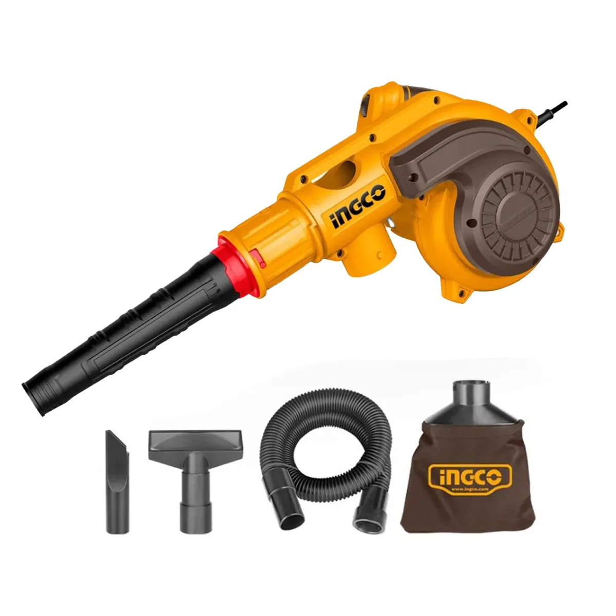 SOPLADOR /ASPIRADOR INDUSTRIAL ELECTRICO VEL/REG 800W 4,5M/MIN INGCO1