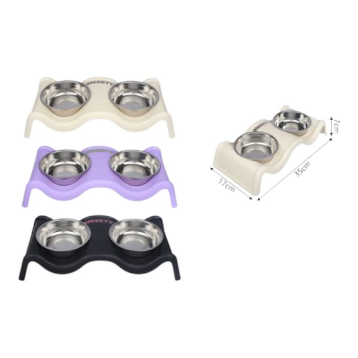 Plato Doble Ondulado Metal