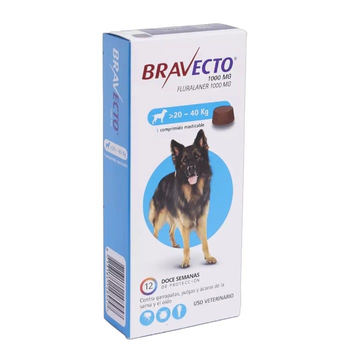 Bravecto perro 20 a 40kg