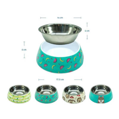 Base acrilica y plato inoxidable 14 cm1