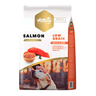 Amity perro salmon 4 k g1