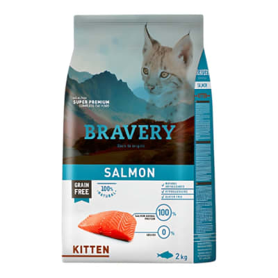 Bravery Gato Kitten salmon 2 kg1