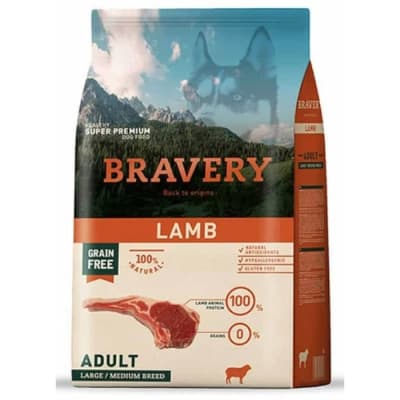Bravery perro Lamb adulto L/M 4 kg1