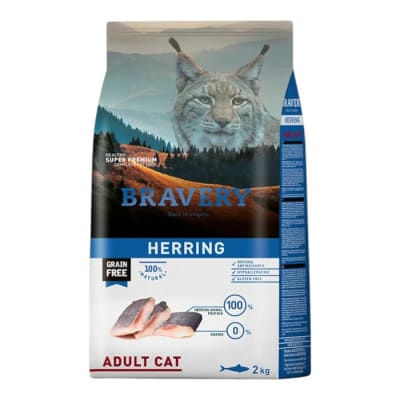 Bravery Gato herring adult cat 2 kg1
