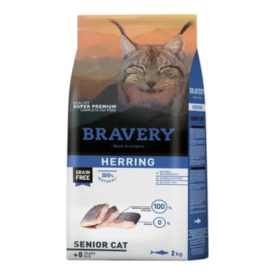 Bravery Gato herring adult cat SENIOR 2 kg1