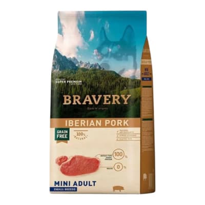 Bravery perro mini adult pork 2 kg1