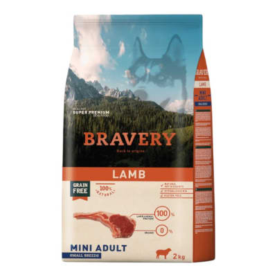 Bravery perro lamb mini adulto 2 kg1