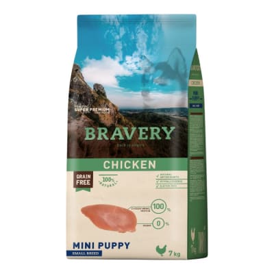 Bravery perro Pollo mini puppy 7 kg1