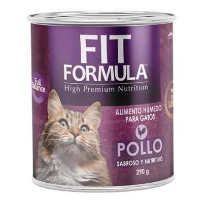Lata Fit Formula Gato Pollo 290 g1