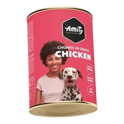 Lata Amity Perro Pollo 415 g1