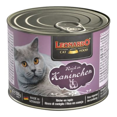 Lata Leonardo 200Gr Conejo1