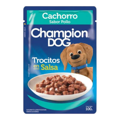 Sachet Champion Dog Cachorro Pollo 100 g1