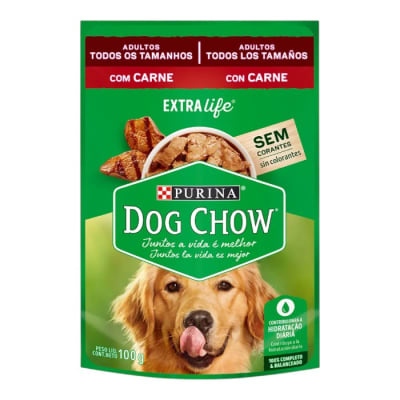 Sachet Dog Chow Carne 100 g1
