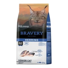 Bravery Gato herring adult cat SENIOR 2 kg
