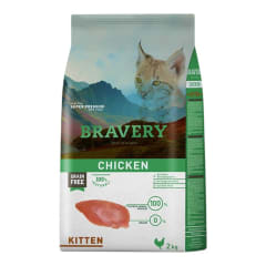 Bravery Gato Chicken Kitten pollo 2 Kg