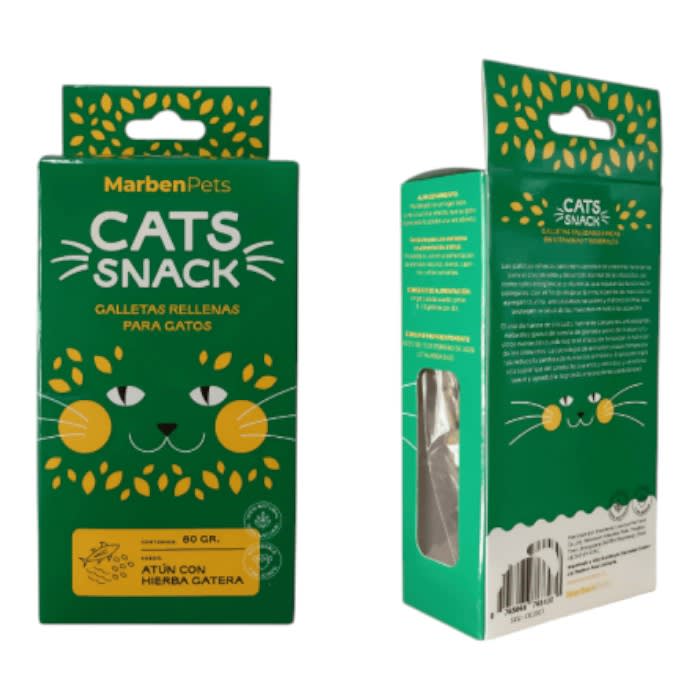 Galletas Cat Snack Marben Rellena 80 g