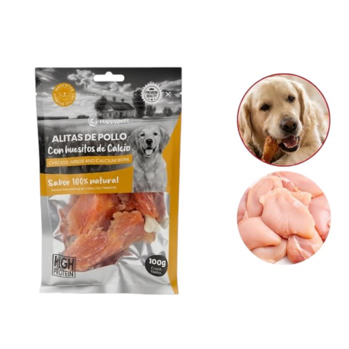 Alitas De Pollo Con Huesitos De Calcio