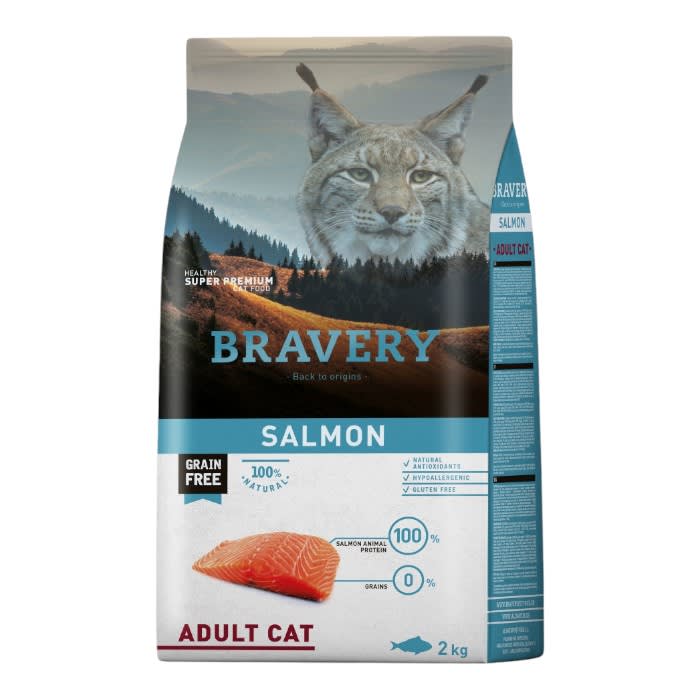 Bravery Gato salmon adult cat 2 kg