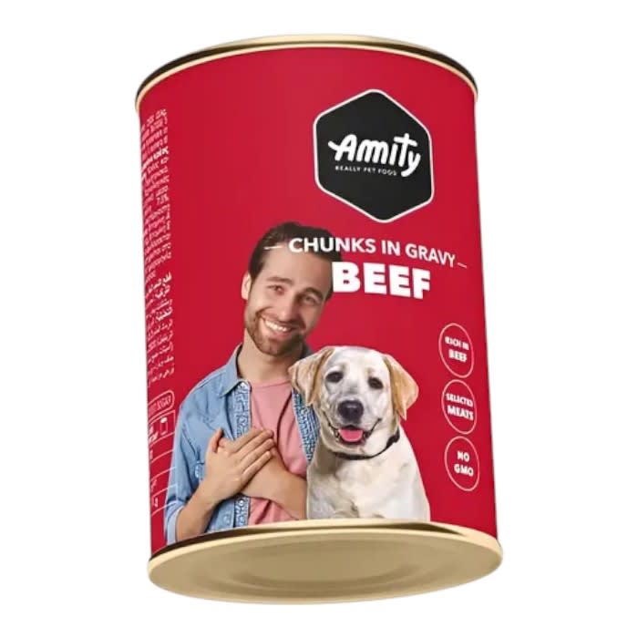 Lata Amity Perro Carne 415 g