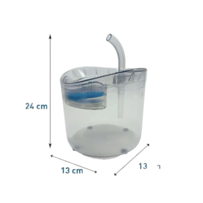 Fuente de agua transparente