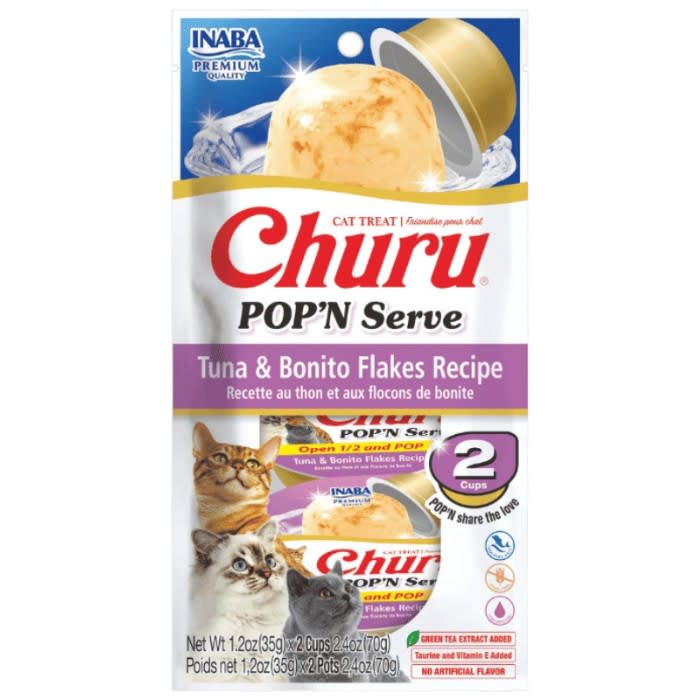 Churu Pop'n Serve 2Cups Atun Bonito