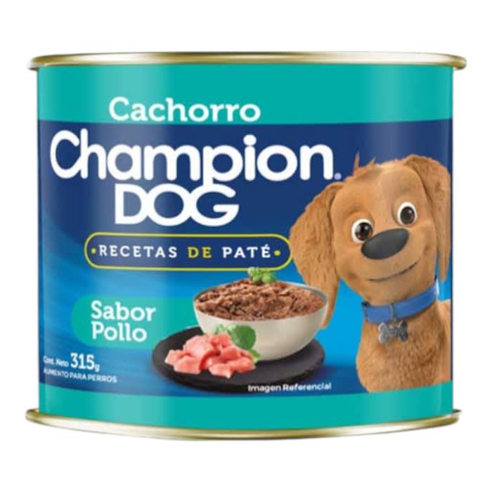 Lata Champion Dog Cachorro Pollo 315 g