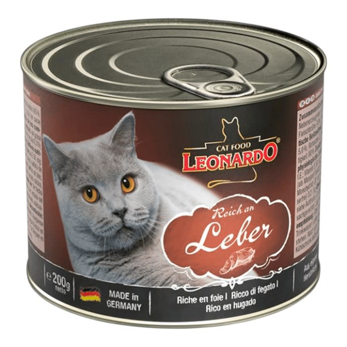 Lata Leonardo 200Gr Higado