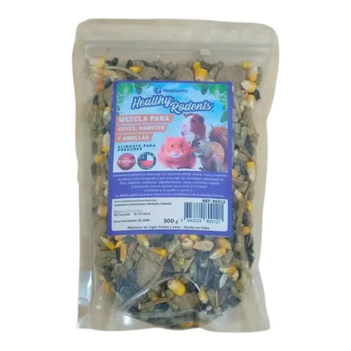 Mezcla Cuyes , hamster y ardillas 500 gr