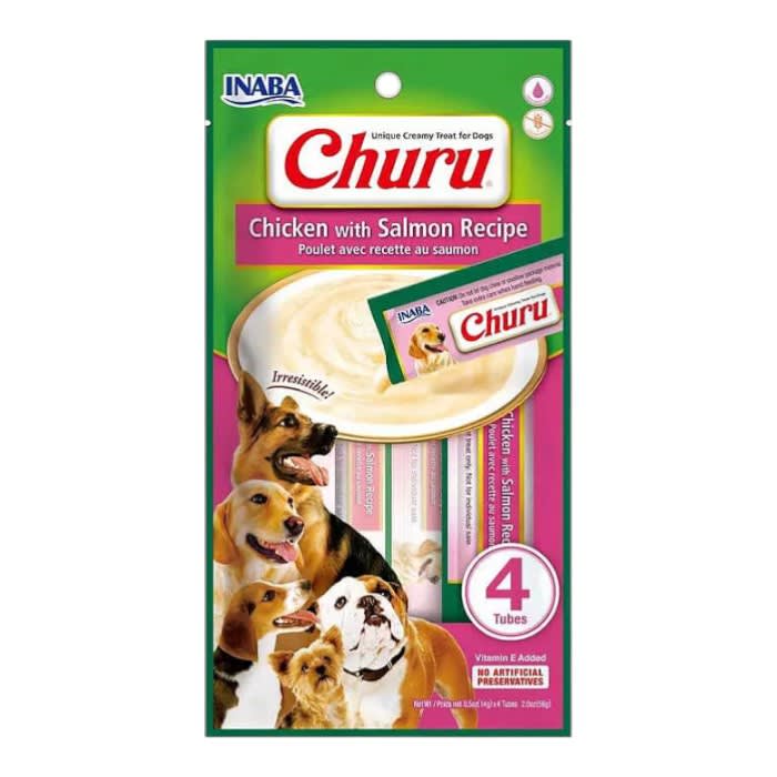 Churu Perro Pollo Salmon 4x14 g