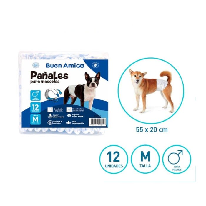 Pañales Macho Talla M