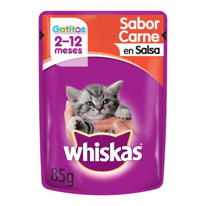 Sachet Whiskas Gatitos Carne 85 g