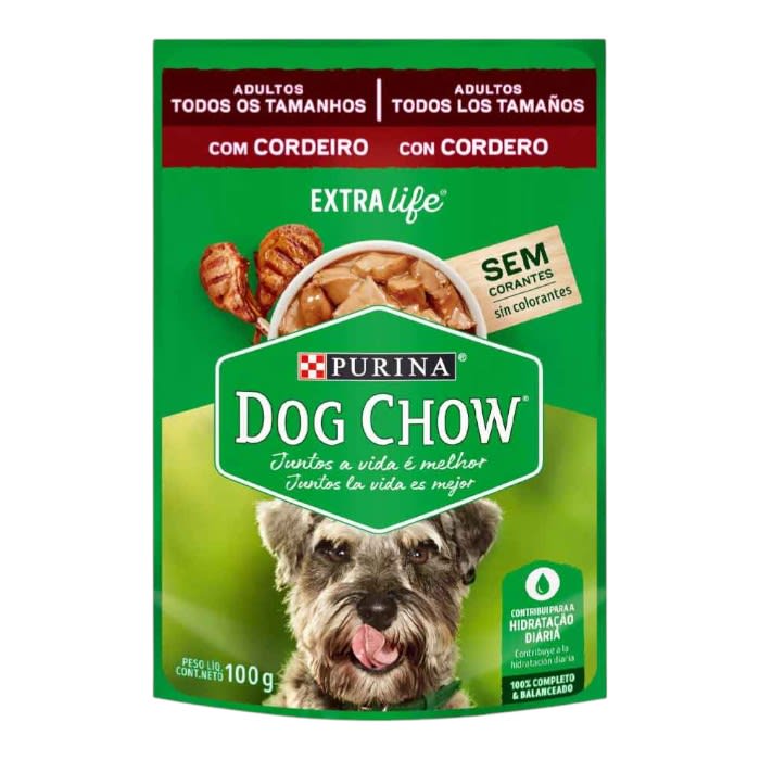 Sachet Dog Chow Cordero 100 g