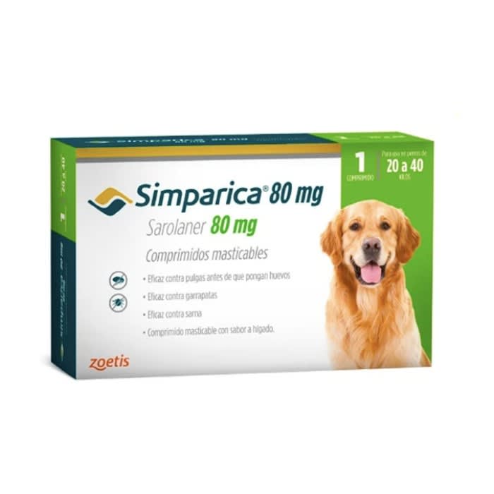 Simparicas 1comp. 20 a 40