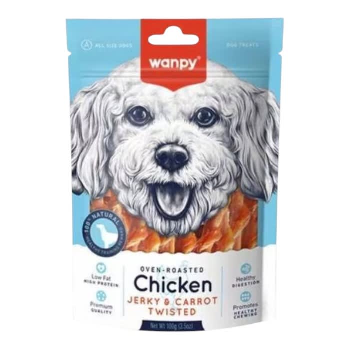 Wanpy Yerky y Carrot Sticks Chiken 100g