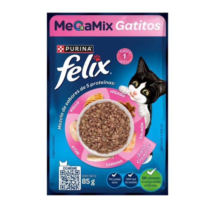 Felix Mega mix Gatitos 85 g