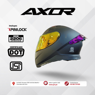 CASCO INTEGRAL AXOR APEX NEGRO BRILLO SAFIRO ROJO1
