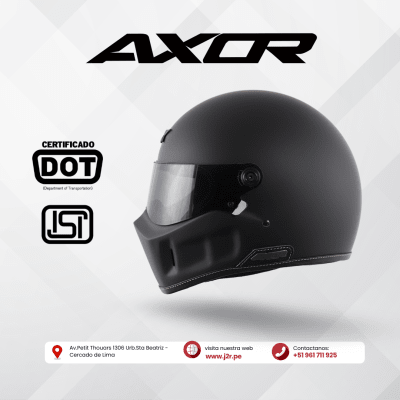 CASCO INTEGRAL AXOR DOMINATOR NEGRO MATE1