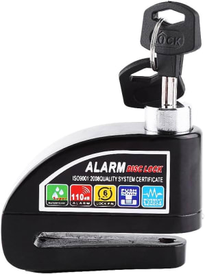 CANDADO DE DISCO LIVIANO NEGRO -  KMZ2