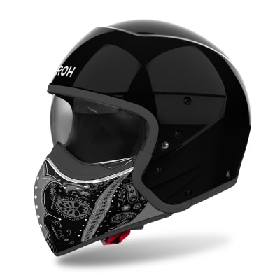 CASCO INTEGRAL AIROH PAESLY NEGRO