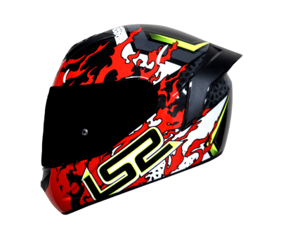 CASCO INTEGRAL LS2 NS352 ANTARS NEGRO / ROJO1