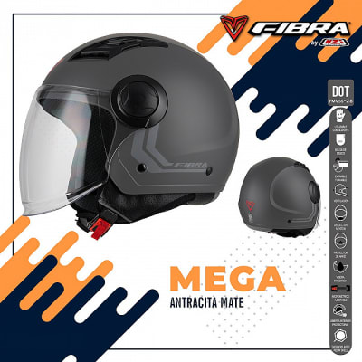 CASCO ABIERTO FIBRA MEGA GRIS COMPLETO1