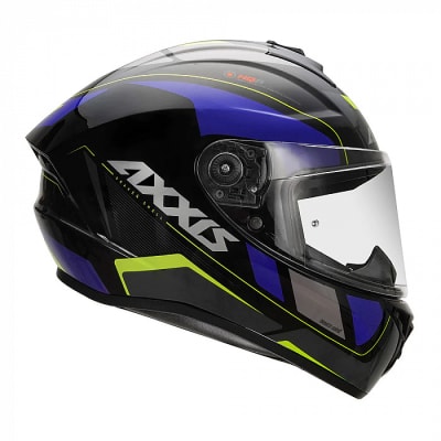 CASCO INTEGRAL AXXIS DRAKEN SHELL AZUL/NEGRO/AMARILLO1