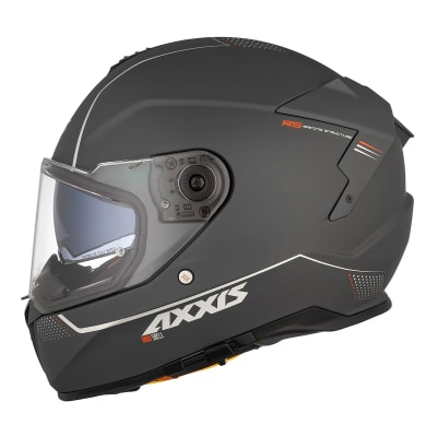CASCO INTEGRAL AXXIS FF122 HAWK SV SOLID A2 TITANIO MATE1
