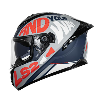 CASCO INTEGRAL LS2 FF806 LILSIMZ GRIS MATE / ROJO1