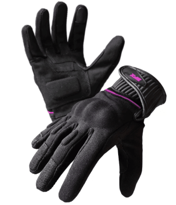 GUANTES SFX WARRIOR NEGRO LINEA ROSA2