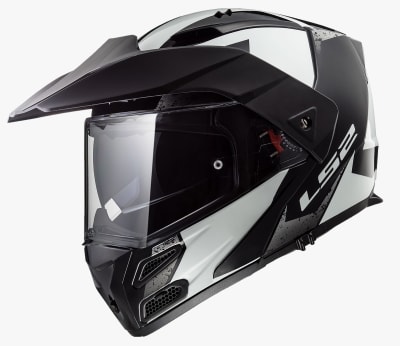 CASCO ABATIBLE LS2 FF324 EVO NEGRO/BLANCO5