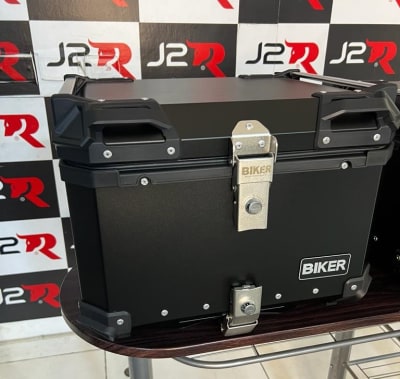 CAJUELA DE ALUMINIO 55 LT TIPO LLANO NEGRO -BK1